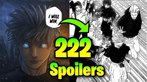 jujutsu kaisen 222 leaks|Jujutsu Kaisen Chapter 222 Pre